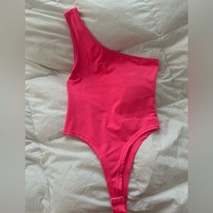 Neon Pink Bodysuit Size Medium